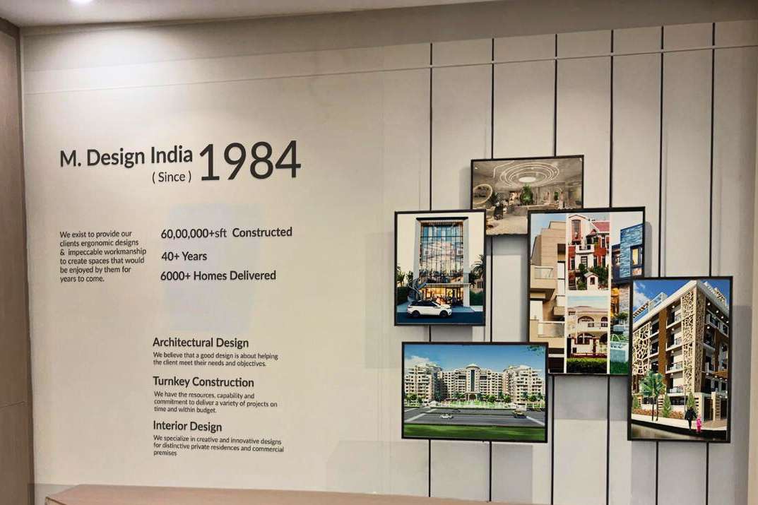 M. Design India studio — practicing since 1984