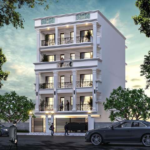 Facade — DLF Phase 3 bungalow